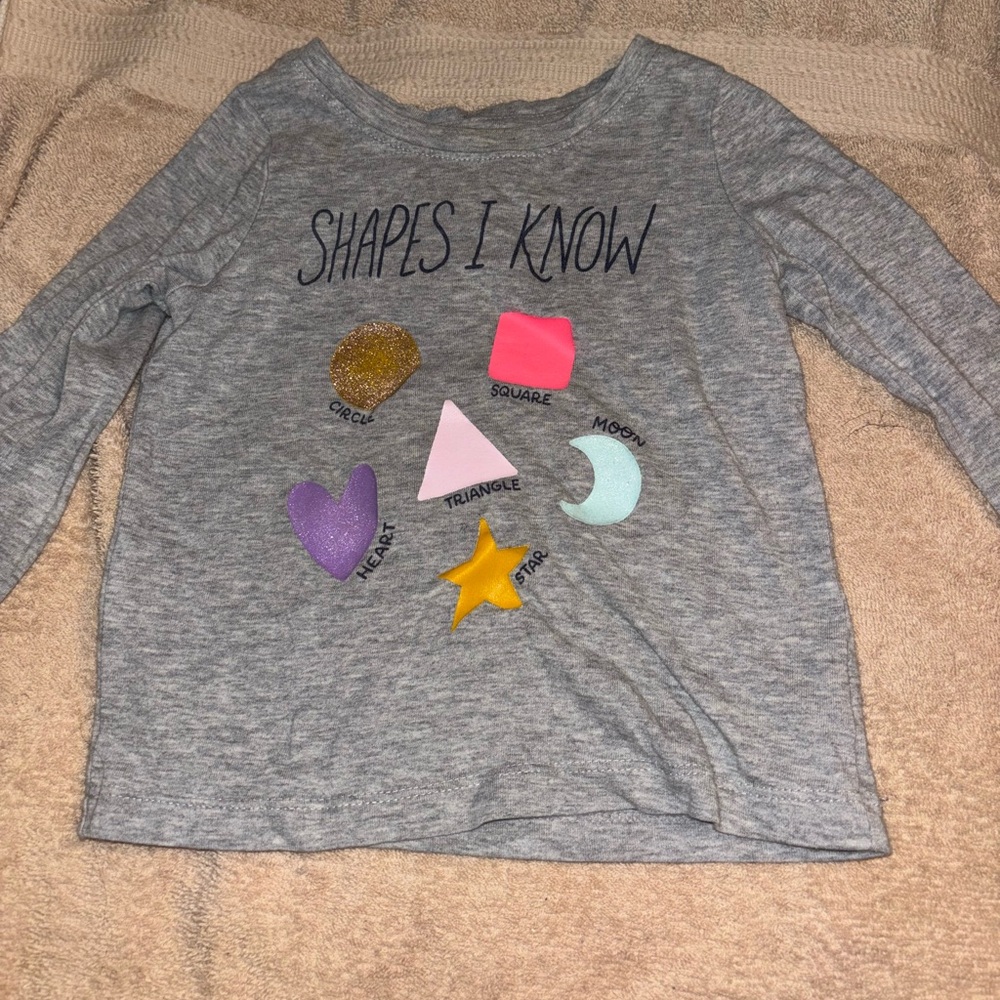 Toddler shape shirt